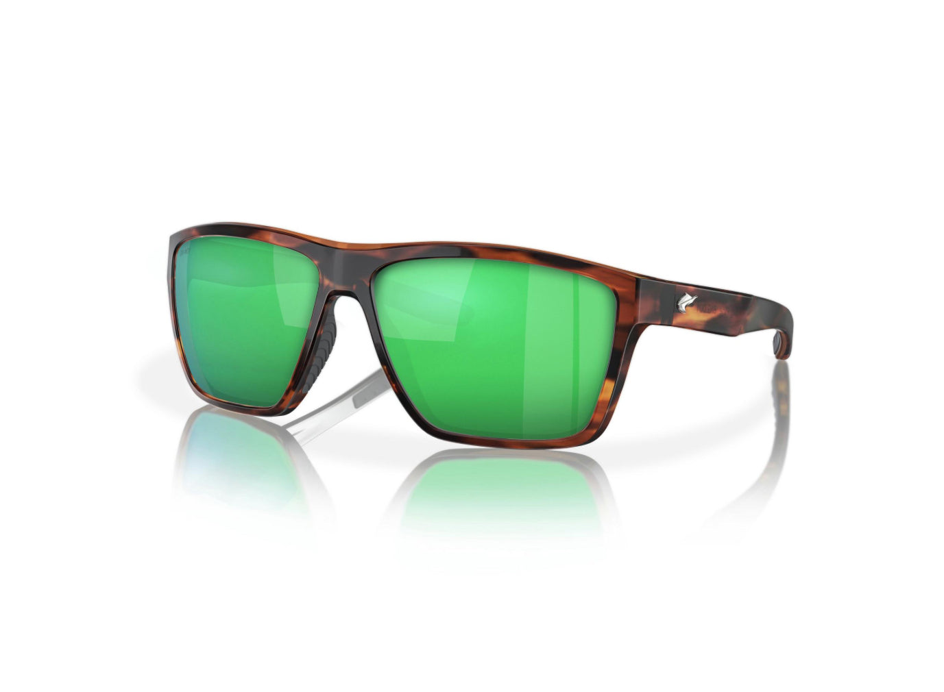 Fin-Nor Big Pine Matte Tea Tortoise Green Mirror Polycarbonate Lens