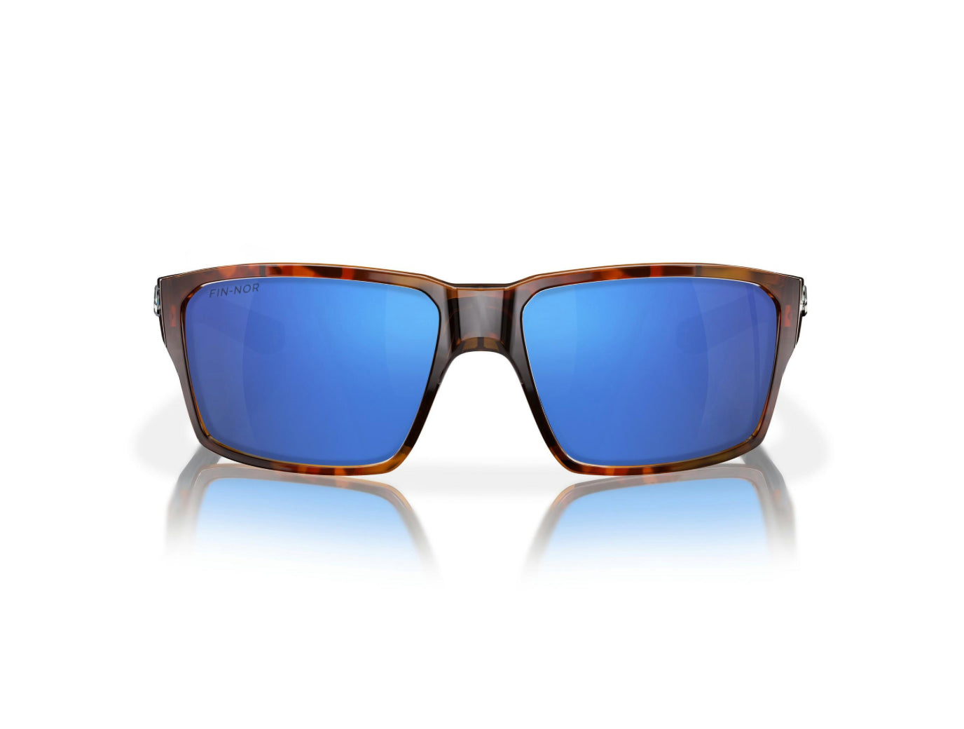 Fin-Nor Flybridge Matte Sienna Tortoise Blue Mirror Glass Lens