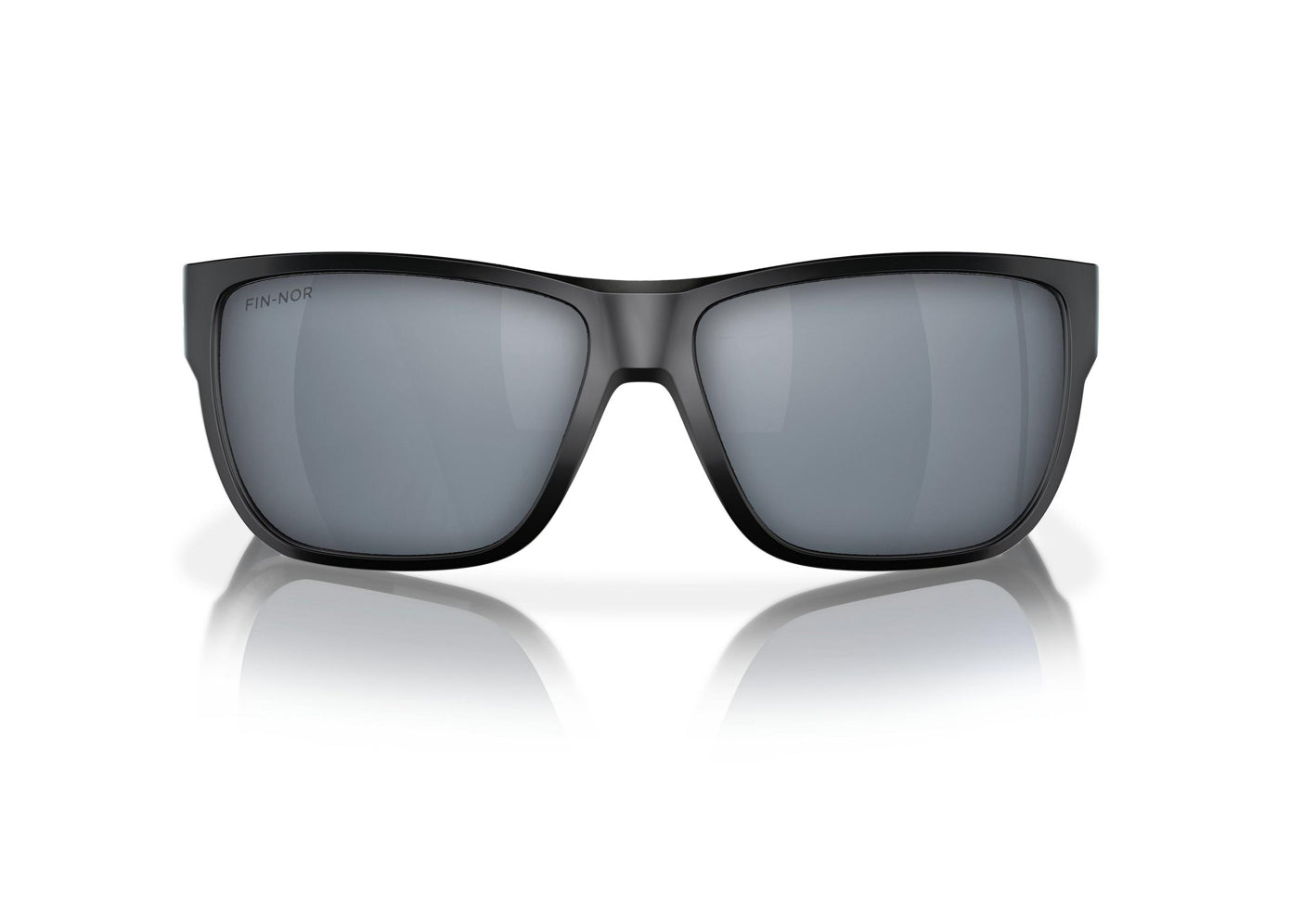 Fin-Nor 12/0 Matte Black with Grey Poly Lens