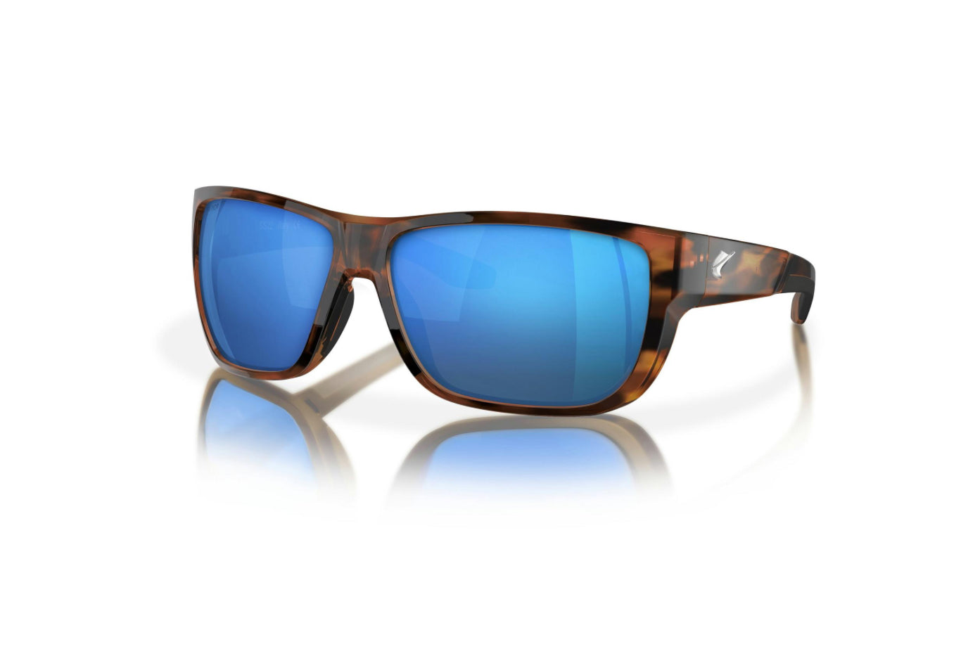 Fin-Nor 12/0 Matte Tea Tortoise Blue Mirror Glass Lens