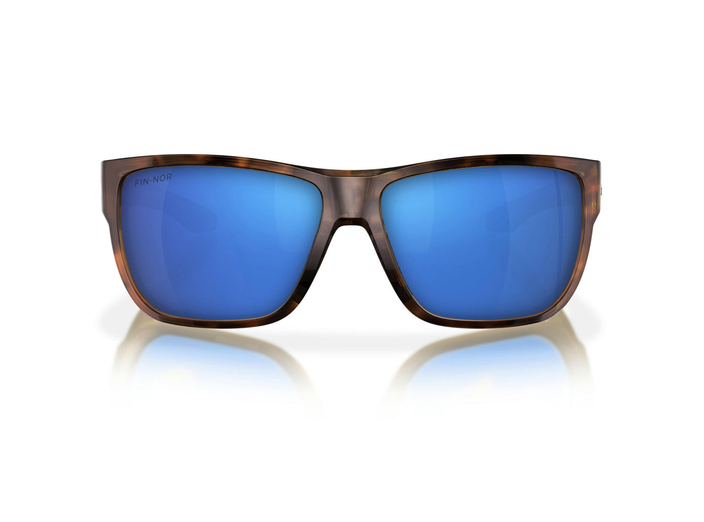 Fin-Nor 12/0 Matte Tea Tortoise Blue Mirror Glass Lens