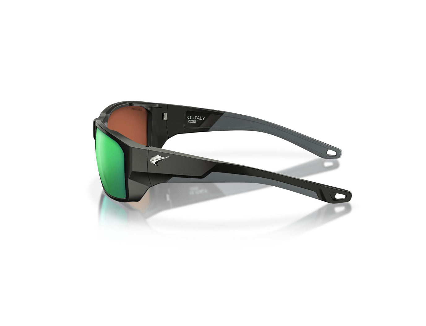 Fin-Nor Flybridge Matte Black Green Polycarbonate Lens