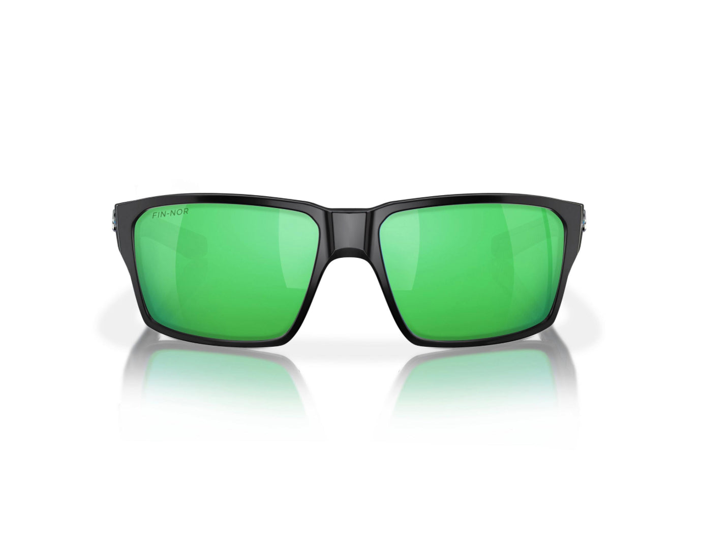 Fin-Nor Flybridge Matte Black Green Polycarbonate Lens