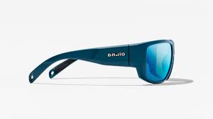 Bajio Sunglasses Piedra Matte Vin Blue Mirror Glass Lens