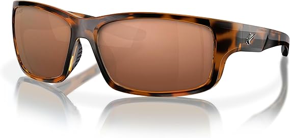 Fin-Nor Sunglasses RT Shiny Java Tort Copper Polarized Poly Lens