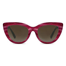 Peepers Eyewear Capri Magenta Horn Polarized Sunglasses