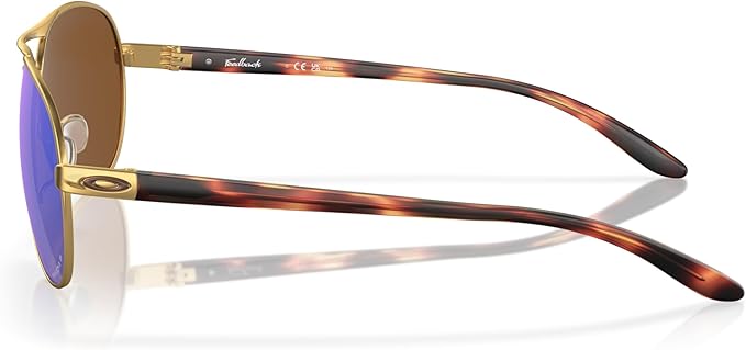 Oakley Sunglasses Feedback OO4079-3959 Satin Gold Prizm Violet Polarized Lens
