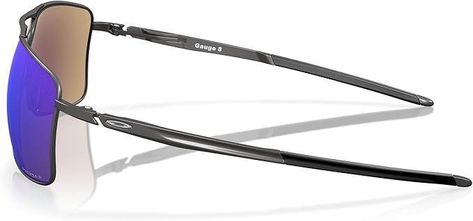 Oakley Sunglasses Gauge 8 OO4124-0662 Matte Gunmetal Prizm Sapphire Polarized Lens