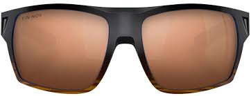 Fin-Nor Hells Bay Matte Black / Oak Copper Glass Polarized Lens