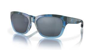 Fin-Nor Sunglasses Mordida Blue / Grey Stormy Tort Grey Poly Polarized Lens