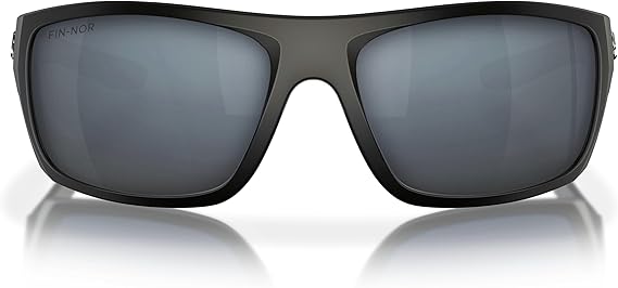 Fin-Nor Sunglasses Pinder Soft Matte Black Grey Poly Polarized Lens