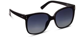 Peepers Eyewear Poolside Black Polarized Sunglasses