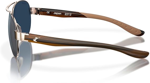 Fin-Nor Sunglasses Surf Candy Rose Gold-Amber Grey Polarized Poly Lens