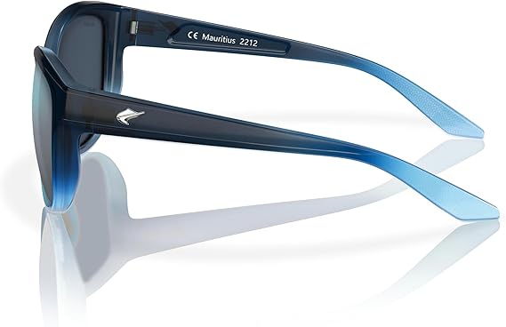 Fin-Nor Tillies Bank Deep Shallow Blue Silver Mirror Polarized Poly Lens