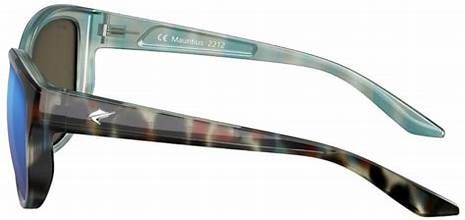 Fin-Nor Sunglasses Tillies Bank Flats Pool Tort Blue Mirror Polarized Poly Lens