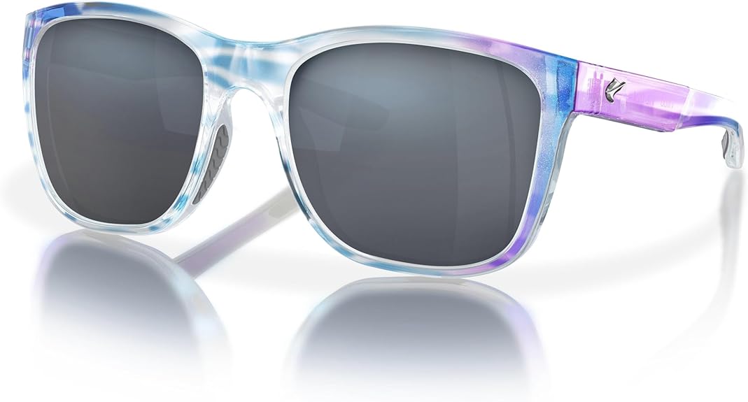Fin-Nor Sunglasses Tilloo Iridescent Pearl Grey Poly Polarized Lens