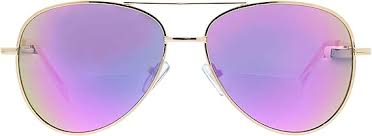 Peepers Eyewear Ultraviolet Gold / Pink Aviator Polarized Sunglasses