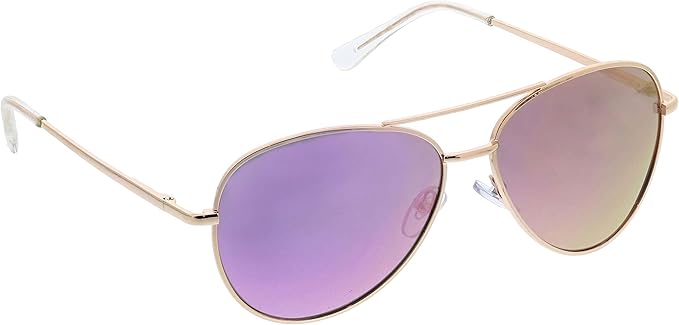 Peepers Eyewear Ultraviolet Gold / Pink Aviator Polarized Sunglasses