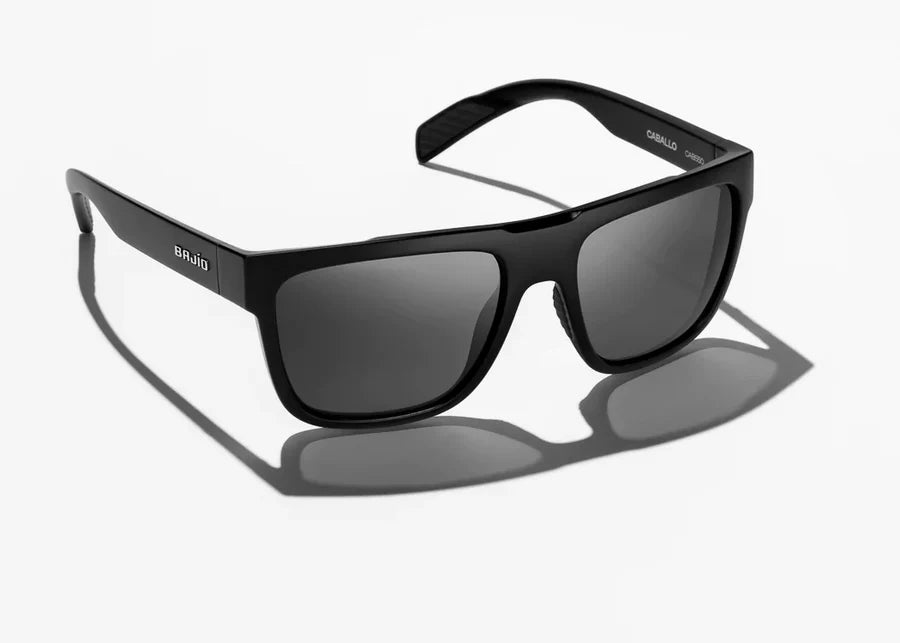 Bajio Sunglasses Caballo Matte Black Grey Polycarbonate Lens