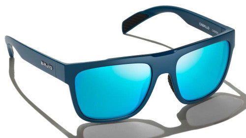 Bajio Sunglasses Caballo Matte Vin Blue Blue Polycarbonate Lens