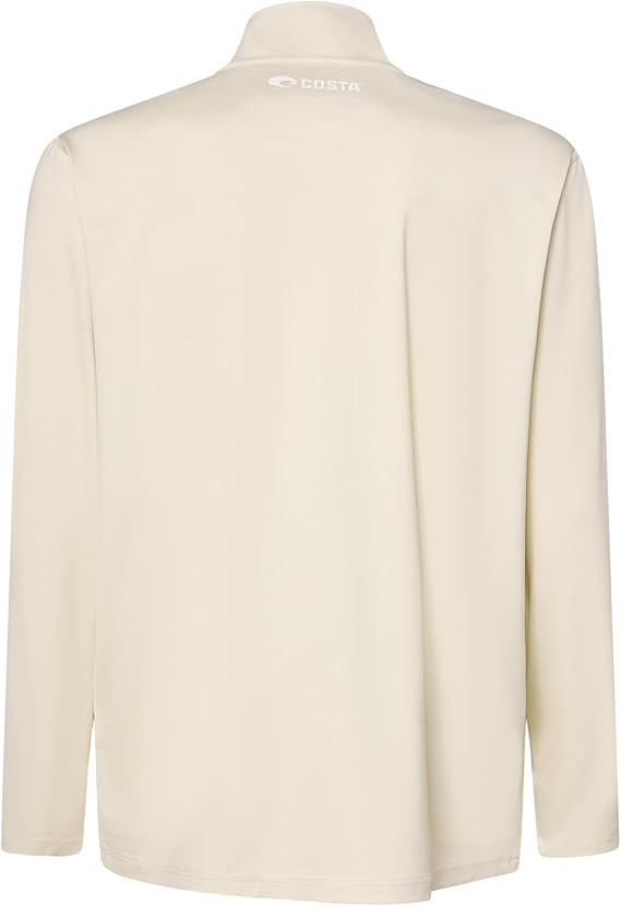 Costa Voyager Quarter-Zip Long Sleeve Pullover Stone Haether
