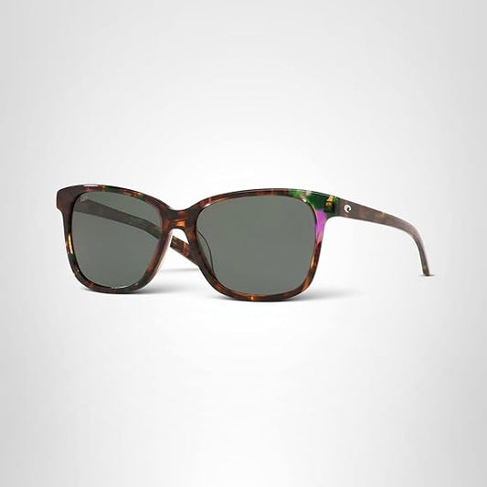Costa Del Mar May Shiny Abalone / Grey Polarized Glass Lens