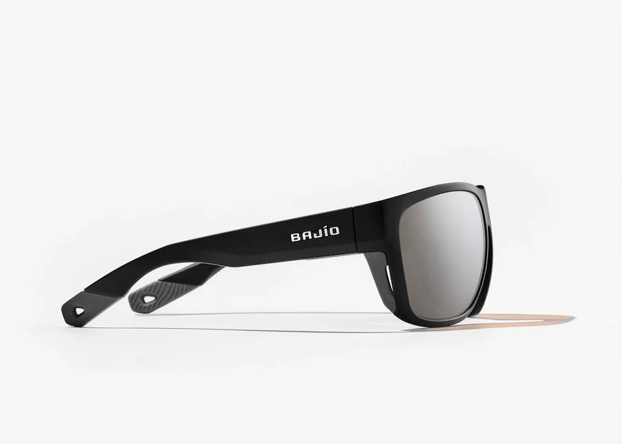 Bajio (Las) Rocas Sunglasses Black silver Mirror Glass Lens