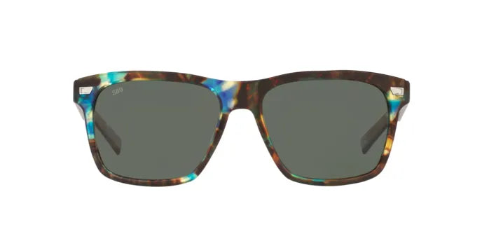 Costa Del Mar Aransas Shiny Ocean Tortoise / Grey Polarized Glass Lens