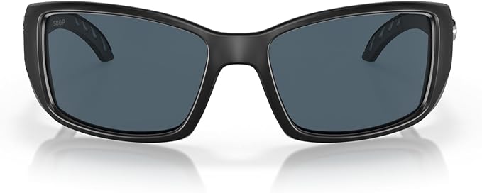 Costa Del Mar Blackfin Matte Black / Grey Polarized Poly Lens