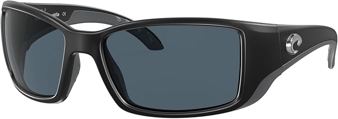 Costa Del Mar Blackfin Matte Black / Grey Polarized Poly Lens