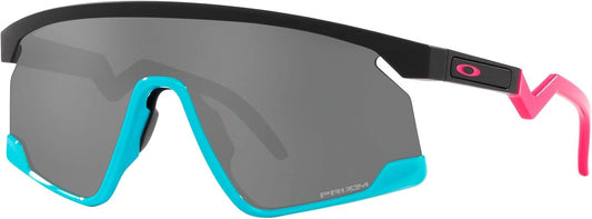 Oakley Sunglasses BXTR OO9280-0539 Matte Black, Teal, Pink Prizm Black Lens