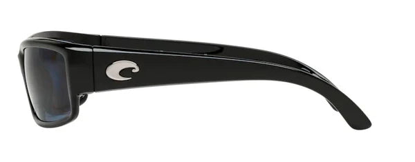 Costa Del Mar Caballito Shiny Black / Grey Poly Polarized Lens
