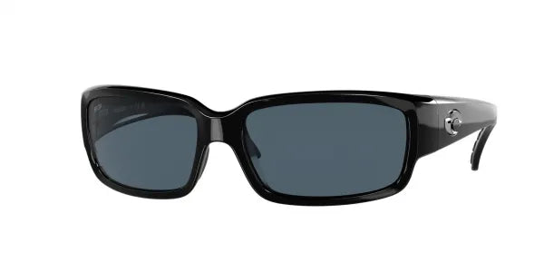 Costa Del Mar Caballito Shiny Black / Grey Poly Polarized Lens