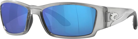 Costa Del Mar Corbina Silver / Blue Mirror Polarized Glass Lens