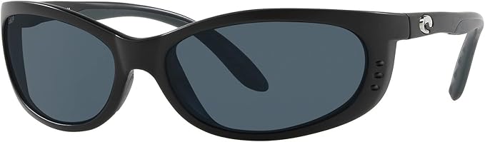 Costa Del Mar Fathom Black / Grey Poly Polarized Lens