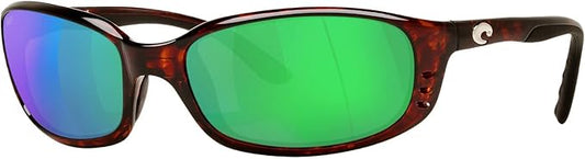 Costa Del Mar Fathom Tortoise / Green Mirror Polarized Poly Lens