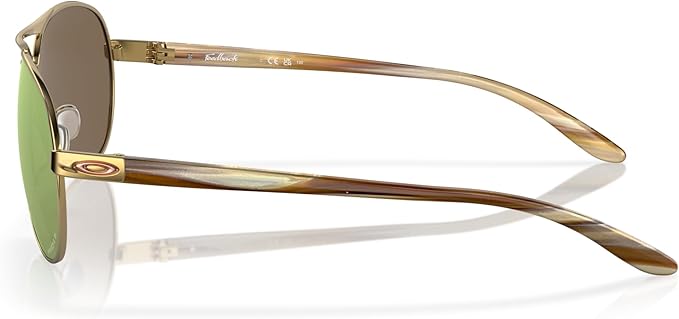 Oakley Sunglasses Feedback OO4079-3759 Polished Gold Prizm Rose Gold Polarized Lens