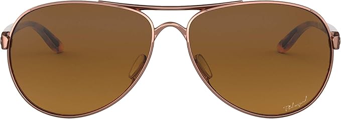 Oakley Sunglasses Feedback OO4079-14 Rose Gold Brown Gradient Polarized Lens