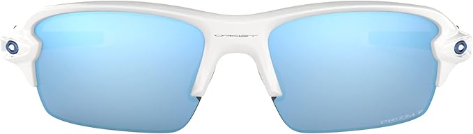 Oakley Sunglasses Flak XS OJ9005-0659 White Deep Water Polarized Lens