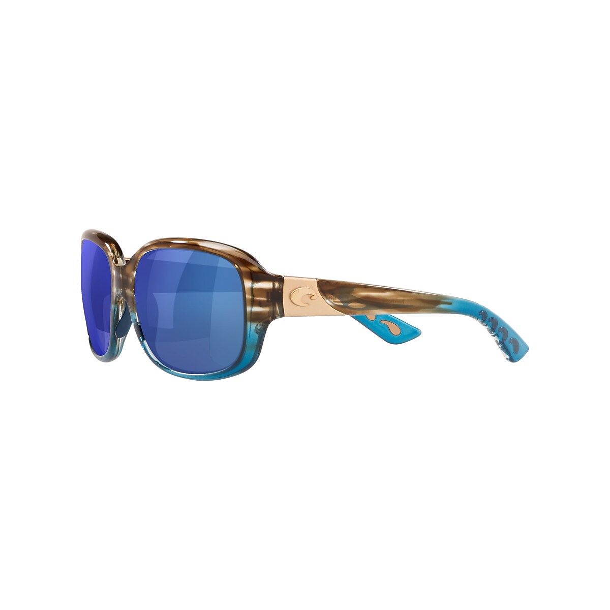 Costa Del Mar Gannet Shiny Wahoo / Blue Mirror Poly Polarized Lens