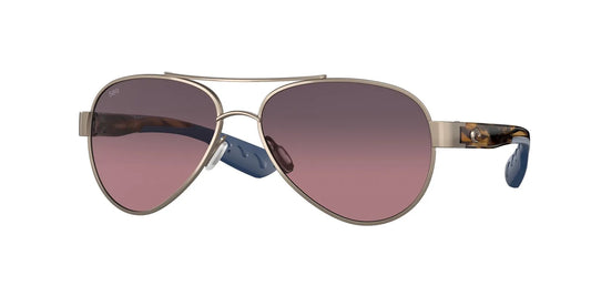 Costa Del Mar Loreto Golden Pearl / Rose Gradient Polarized Glass Lens