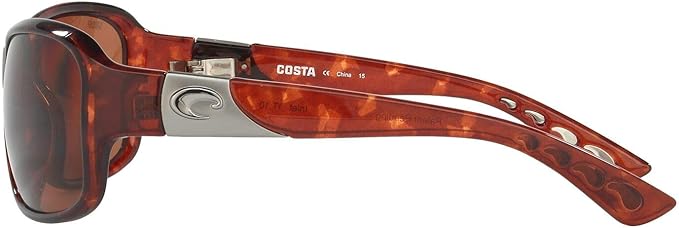 Costa Del Mar Inlet Tortoise / Copper Poly Polarized Lens