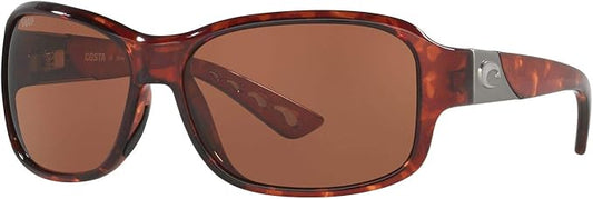 Costa Del Mar Inlet Tortoise / Copper Poly Polarized Lens