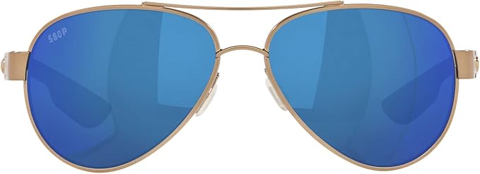 Costa Del Mar Loreto Rose Gold / Blue Mirror Polarized Poly Lens