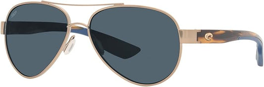 Costa Del Mar Loreto Golden Pearl / Grey Polarized Poly Lens