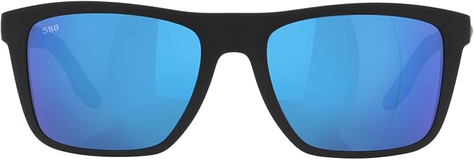 Costa Del Mar Mainsail Matte Black / Blue Mirror Polarized Glass Lens