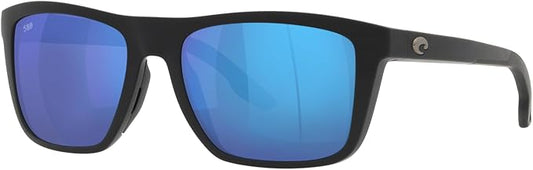 Costa Del Mar Mainsail Matte Black / Blue Mirror Polarized Glass Lens