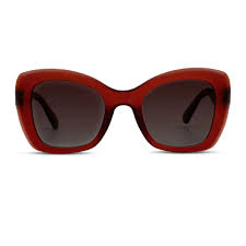 Peepers Eyewear Palm Springs Dark Red Polarized Sunglasses