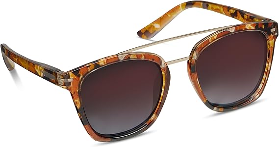 Peepers Eyewear Palm Beach Caramel Quartz Polarized Sunglasses