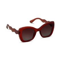 Peepers Eyewear Palm Springs Dark Red Polarized Sunglasses